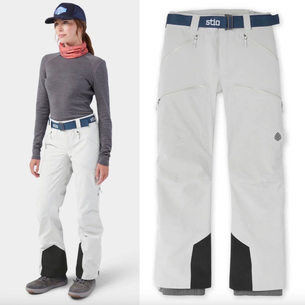 Stio Credential Ski Snowboarding Pant In Quiet Gray Size XL New